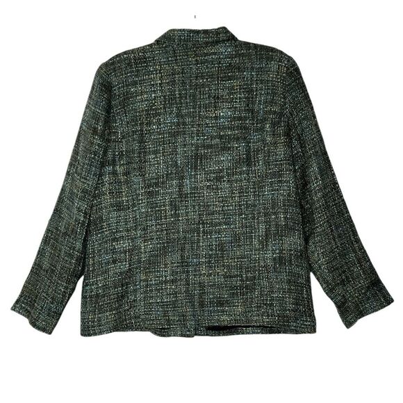 Norm Thompson Blazer Women Large Button Up Jacket  Corpcore Outdoor Cozy Packets - Picture 2 of 10